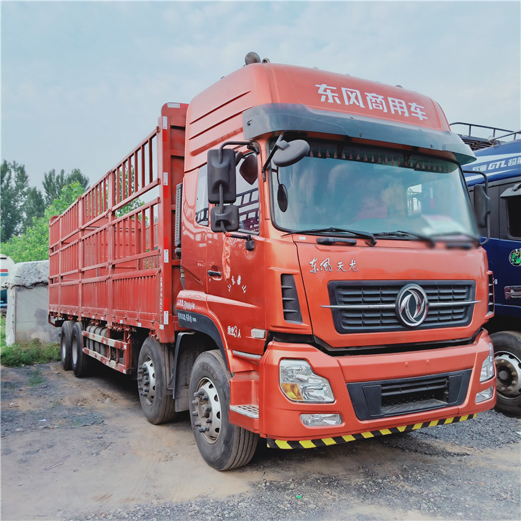 二手前四后八轮仓栏车 6.8米9.6米高栏货车 可按揭 车况原版-阿里巴巴