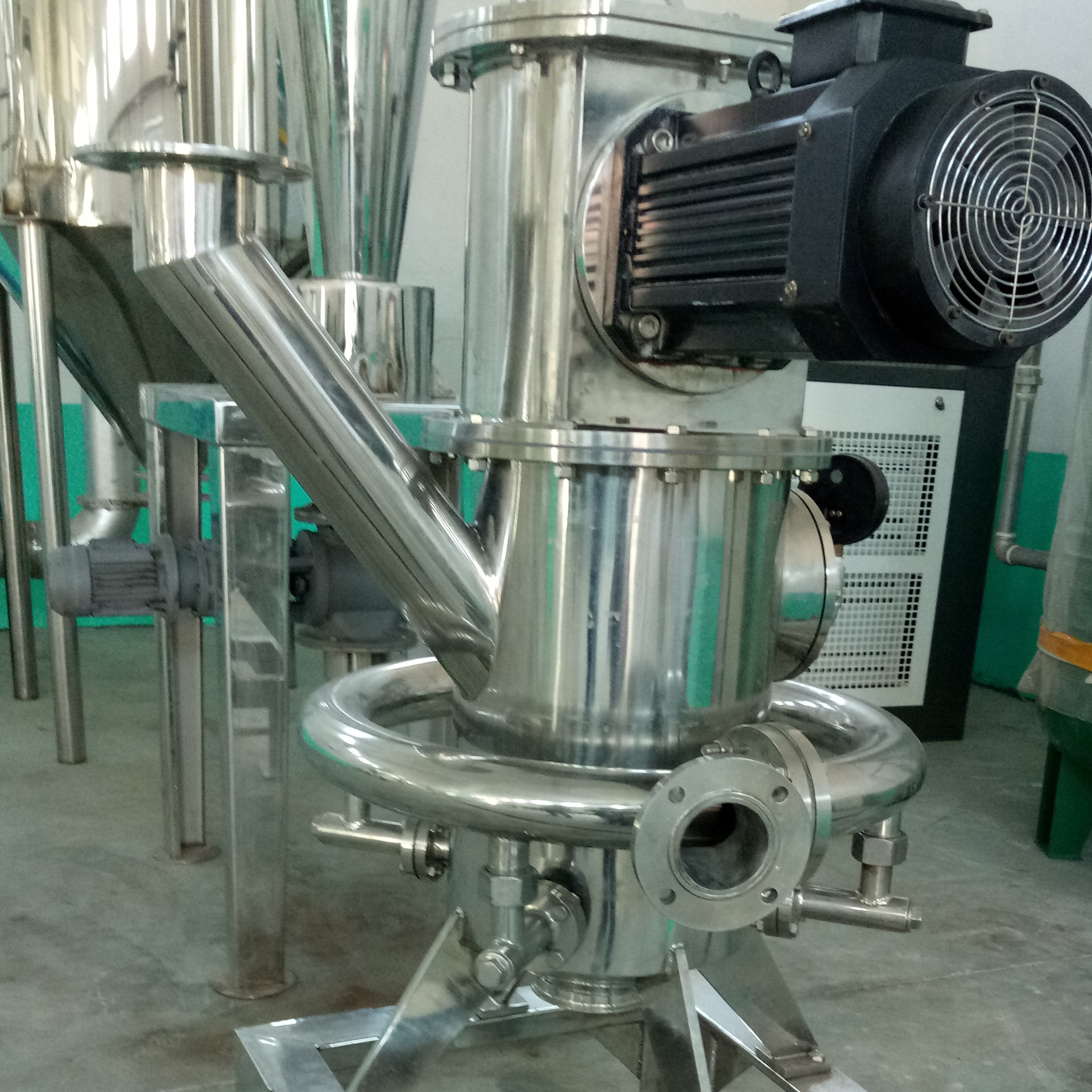 超细蛋白粉食品添加剂用气流粉碎机气流磨流化床气流粉碎机