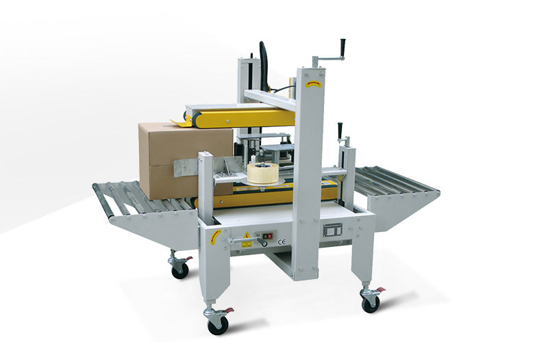 定制款封两侧封箱机 透明胶带包装封口机食品物流运输纸箱封箱机