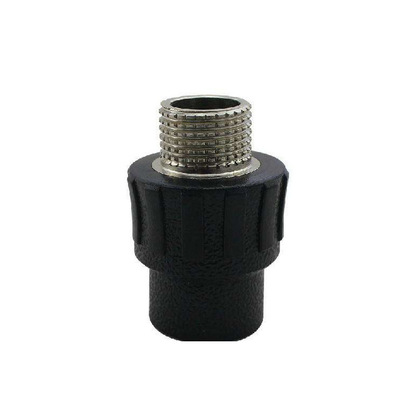 hdpe给水管外牙直通 外丝直通50*3/2外六角 给水管管件