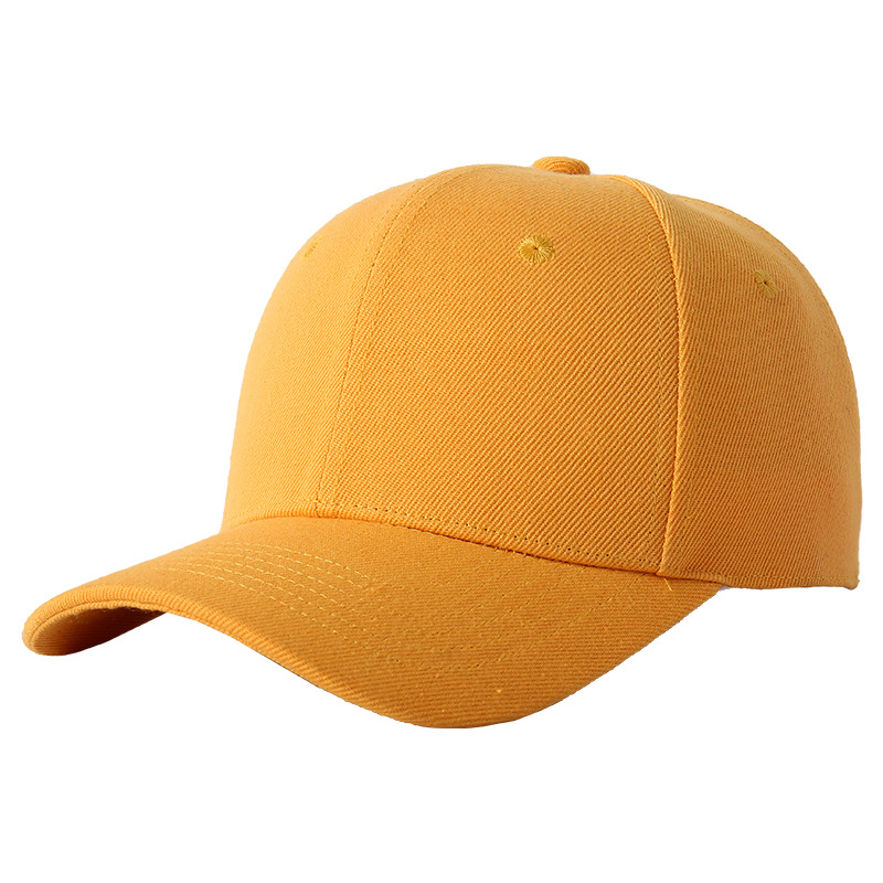 Pure Cotton Hat Custom Logo New Embroidery Baseball Cap Sports Outdoor Peaked Cap Sunshade Advertising Cap Wholesale