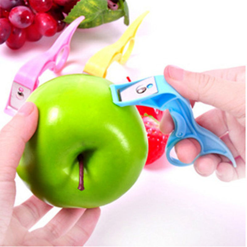 非常小气指环削皮刀创意旋刨式水果刀家居削皮器便携削苹果去皮刀
