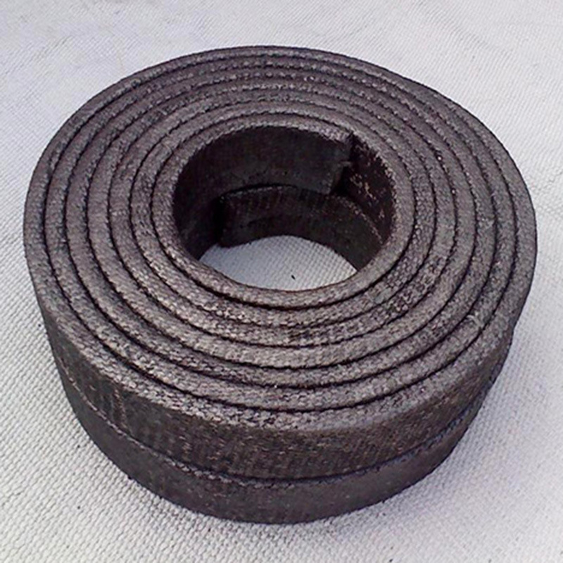 炉门密封条 石棉烟箱带 烟道石墨石棉高温密封带 有尘石棉带