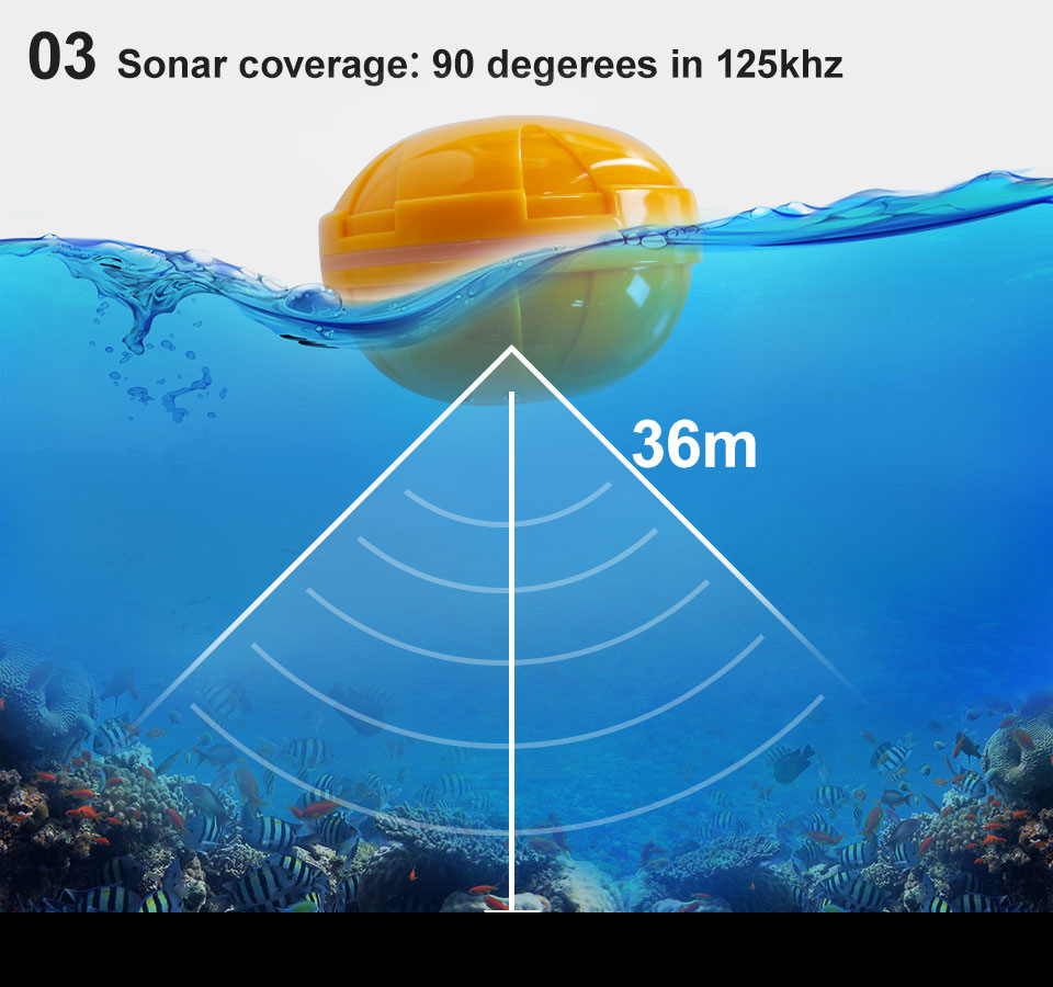 探鱼器水下可视高清探测器无线有线声呐钓鱼器智能手机防水找鱼器