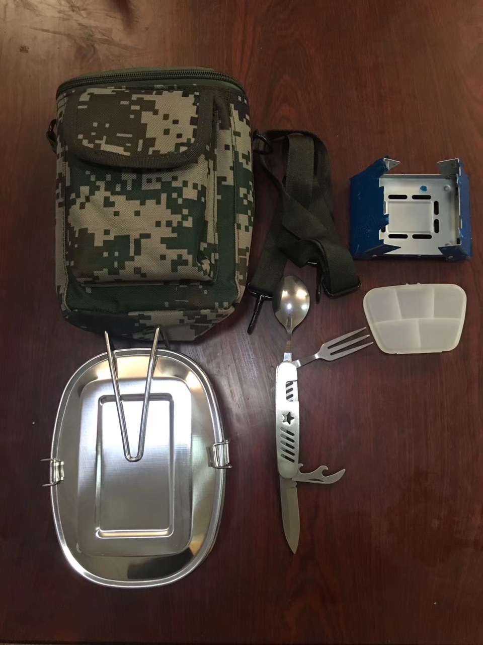 10单兵炊具单兵给养单元户外野营炊具套装单兵携行具