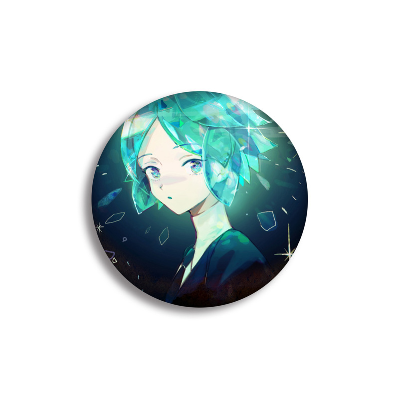 动漫徽章 宝石之国徽章 磷叶石辰砂钻石胸章挂饰