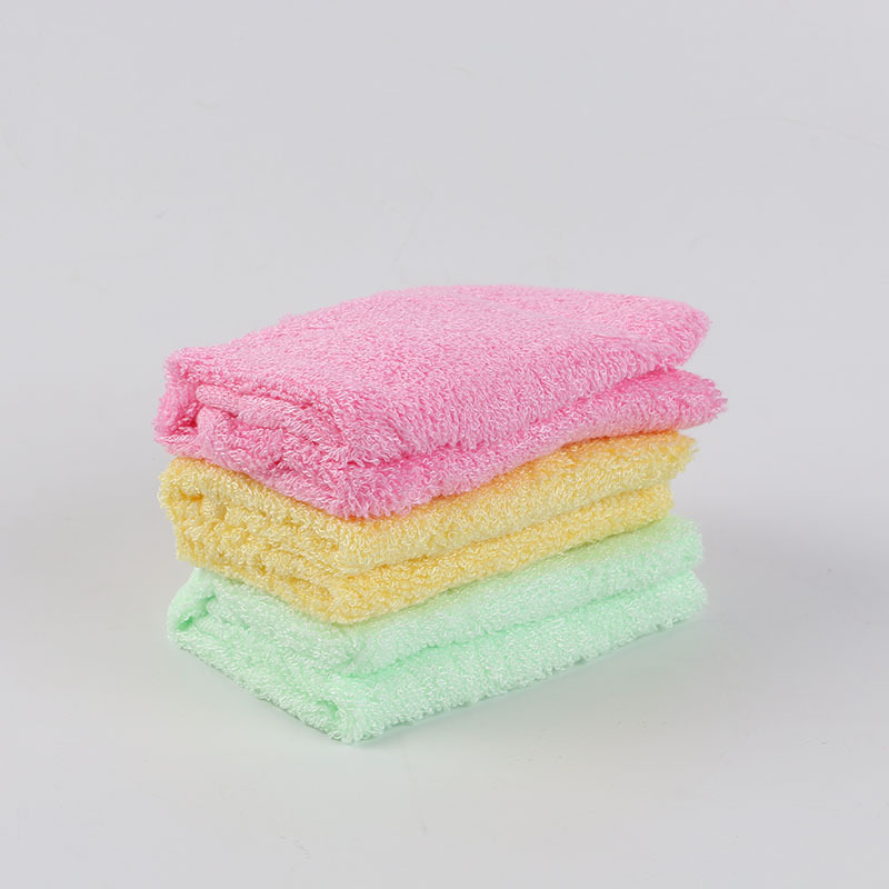 木纤维抹布除油不沾油洗碗不用洗洁精的三片装洗碗巾礼品促销