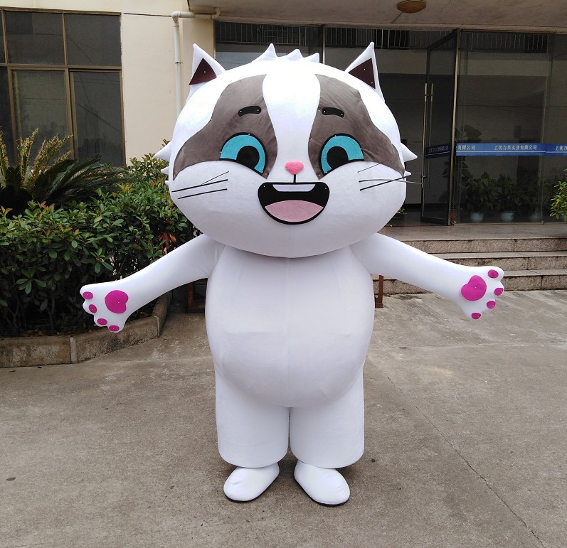 猫卡通人偶行走人偶道具万圣节广告宣传定制玩偶动漫cosplay服装