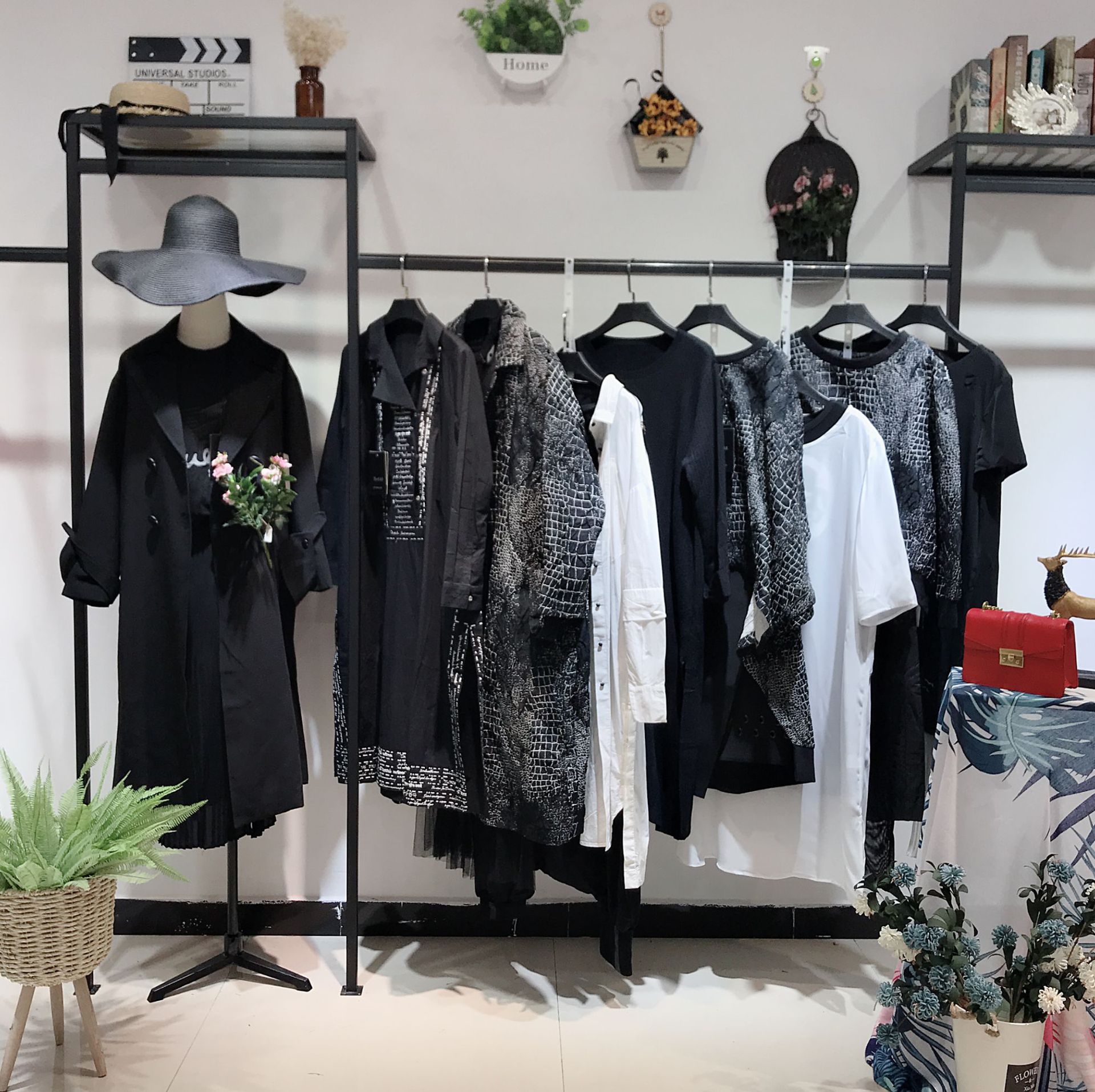 欧e黑马蓝19秋 品牌折扣女装尾货专柜正品库存特价清仓处理影曼妃