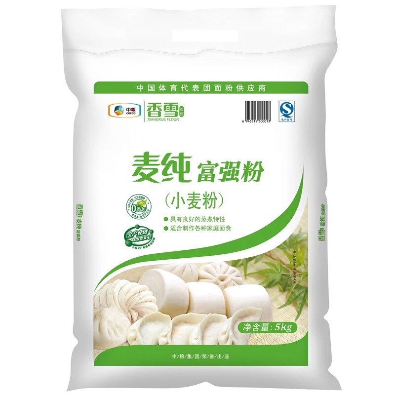 香雪美味富强粉面粉 中粮出品5kg (新老包材随机发)中粮面粉