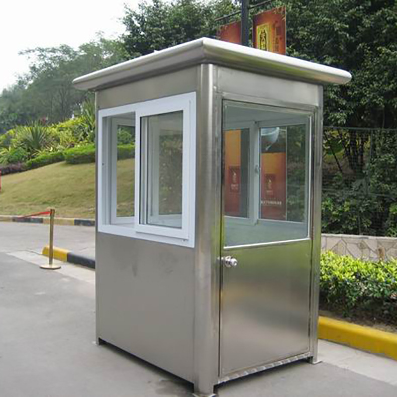 厂家供应小区学校值班岗亭 岗亭保安亭 彩钢户外环保岗亭加工定制