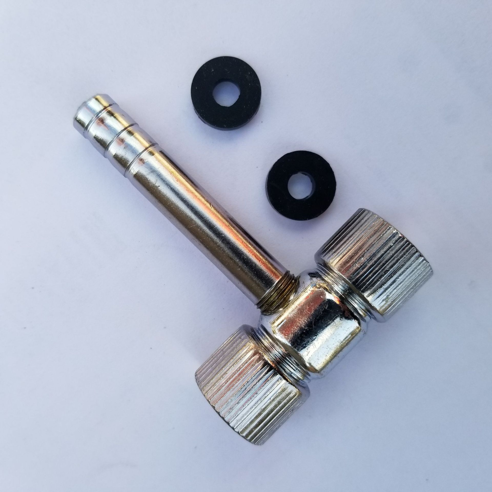 现货供应亮色 t型软管双头充气打气嘴自行车汽车摩托车多用打气杆