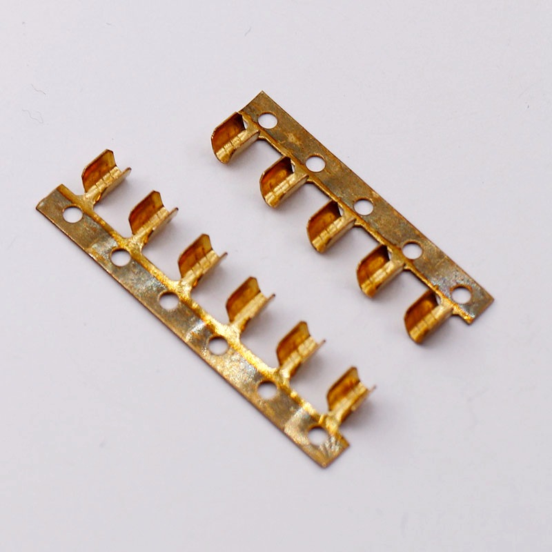 铜扣压线扣 小型铜扣包线端头u型压线端横连环绕端子接插件连接器