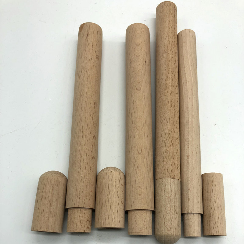 榉木吸管筒 木质吸管筒 订制各种尺寸吸管筒木制置物筒