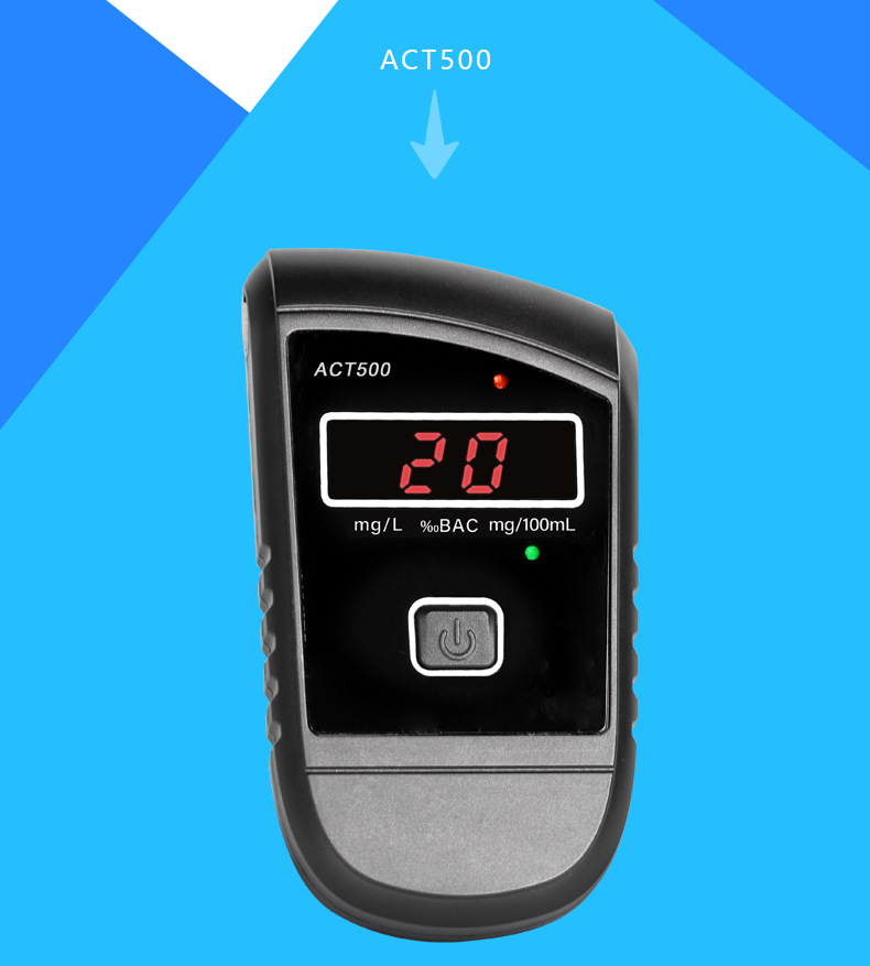 酒精测试仪 吹气式便携式酒精检测仪act518