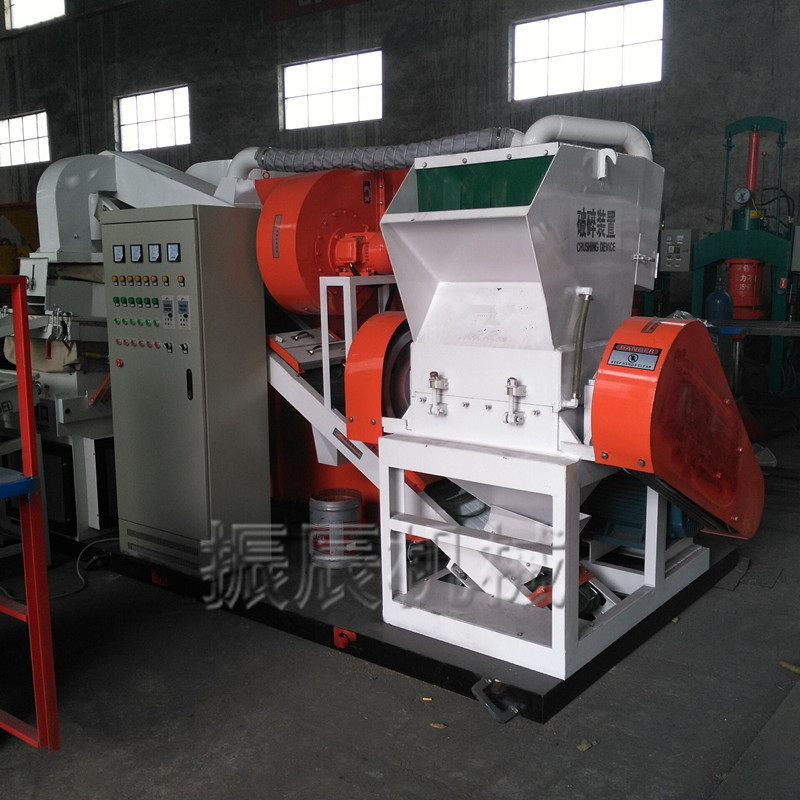 干粉拆车线铜米机出口800型网线比重分离铜米机电缆线粉碎机