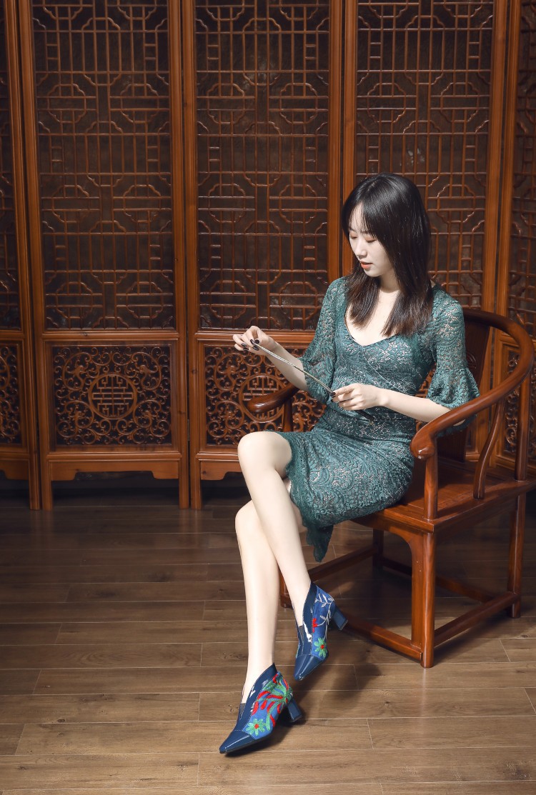 old 386-6d风短靴 - 伊人旗袍