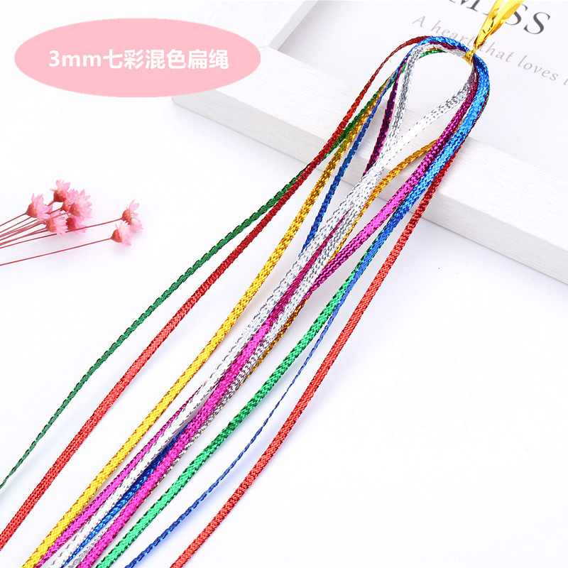 Children Hair Braiding Color Rope Braided Hair Rope Colorful Self-Produced and Self-Sold Spot Stable Dreadlocks Hair Accessories Colorful Ribbon Rope