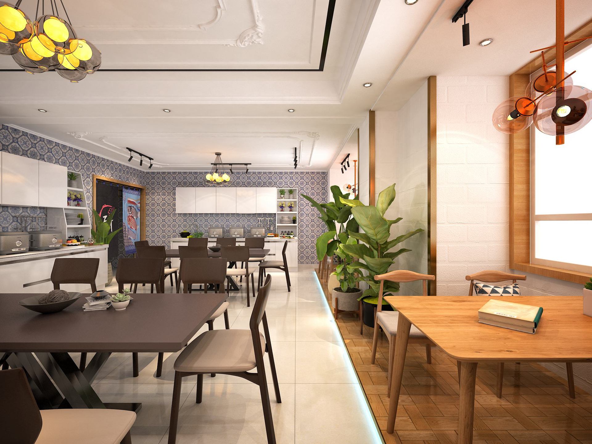 告别油腻腻,来点小清新,宝客轻食主义餐厅设计赏析!