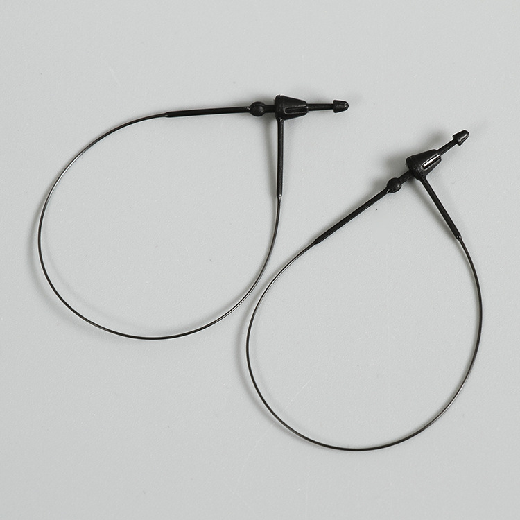 子母扣吊牌标签一次性子母扣塑料吊绳一次性扣吊牌挂绳