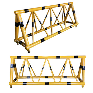 移动护栏学校小区门口路障护栏滑轮圆管围挡学校挡车阻路挡车栏杆