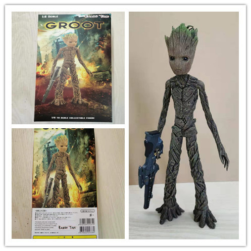 银河护卫队 12寸树人 groot 格鲁特 模型手办公仔-阿里巴巴
