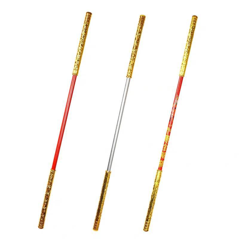 批发电镀伸缩金箍棒镀金玩具不锈钢金箍棒孙悟空舞台表演景区热卖