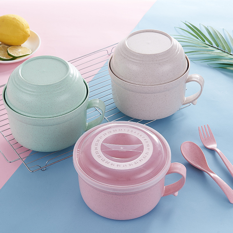 快餐杯保温双层饭盒餐盒泡面碗儿童学生分格便当盒饭碗带盖