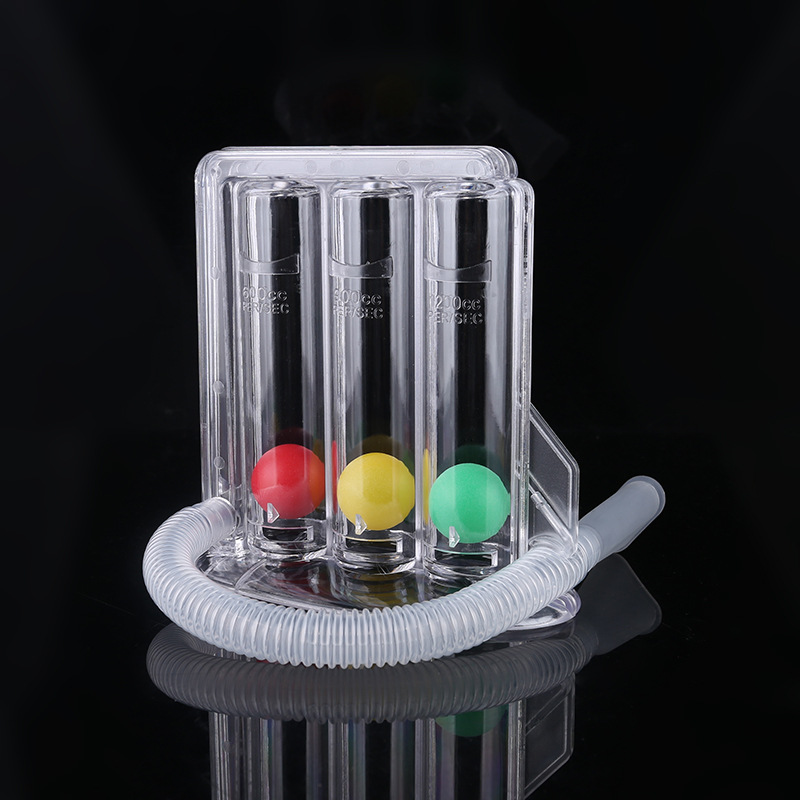 三球仪肺活量训练肺功能锻炼器呼吸训练器肺活量训练器