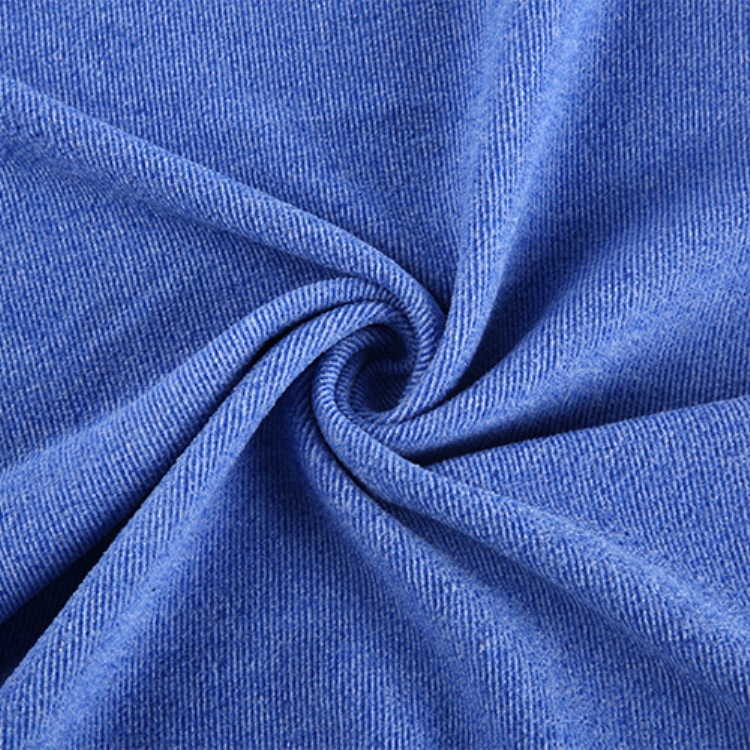 供应再生涤纶纤维全涤双面平纹汗布弹力针织面料欧美环保