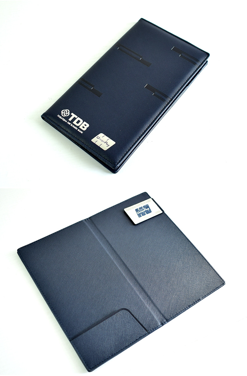 厂家供应pu皮制银行卡夹财务专用票据夹长款支票夹旅行机票护照夹