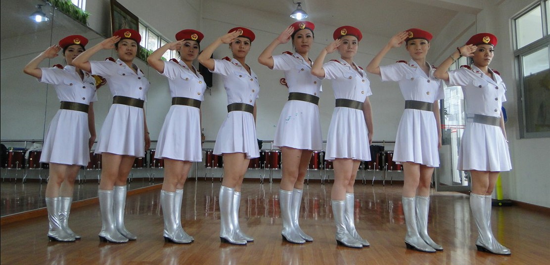 女兵演出服装军鼓军装女款 海军服广场舞表演服装 国庆节舞蹈服