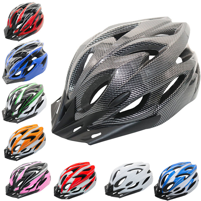 Factory Direct Sales Bicycle Helmet Cycling Bicycle over Light Type Highway Mountain Bicycle Integrated into Male Female Cap