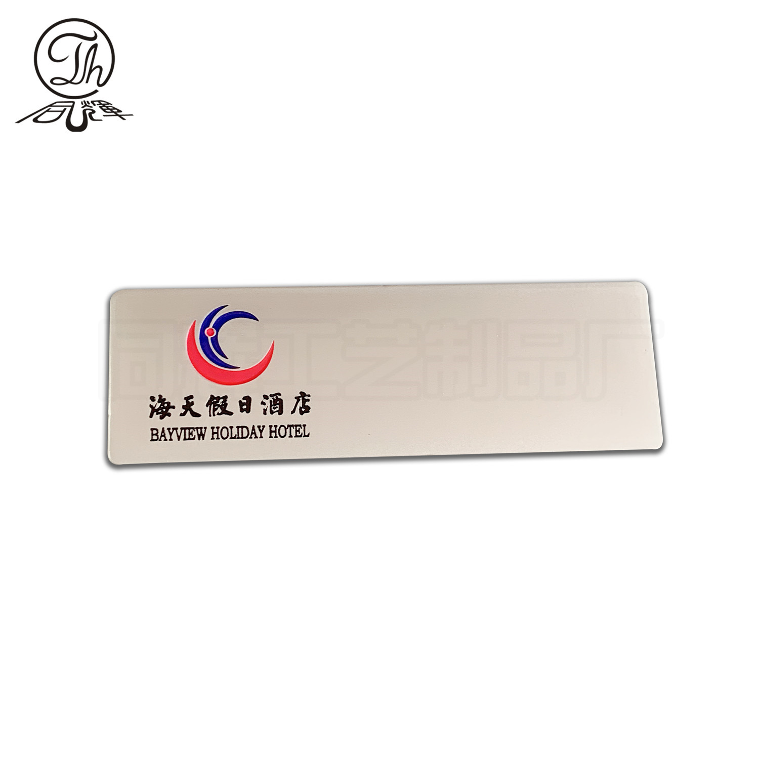 定做金属logo胸牌 企业公司学校订制图案标识胸牌