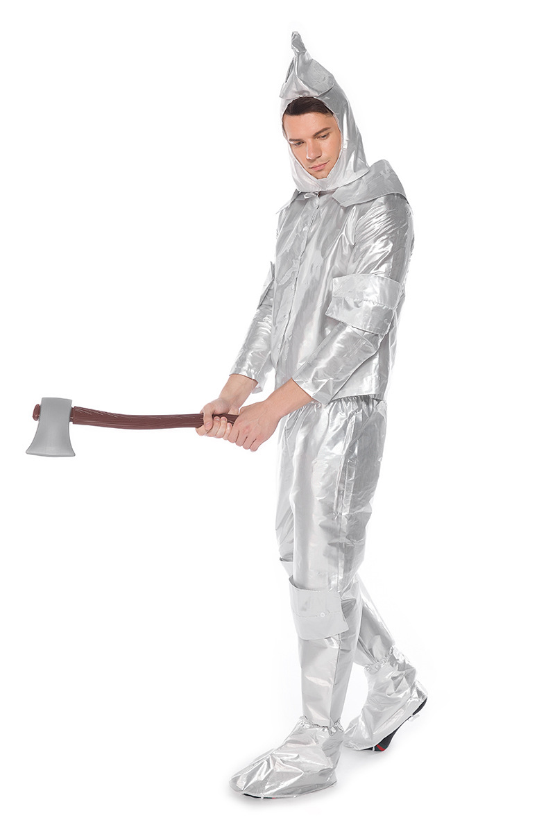 外贸cos万圣节 铁皮人服装成人男铁人服 绿野仙踪 铁皮人服饰