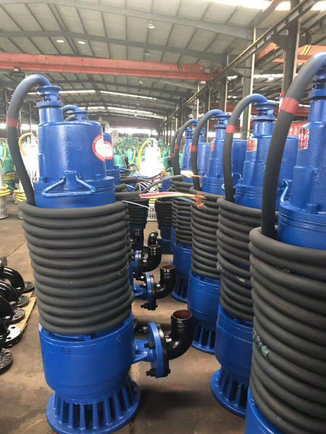 厂家直销 wqn系列内装式大功率潜水电泵 污水污物多级潜水电泵