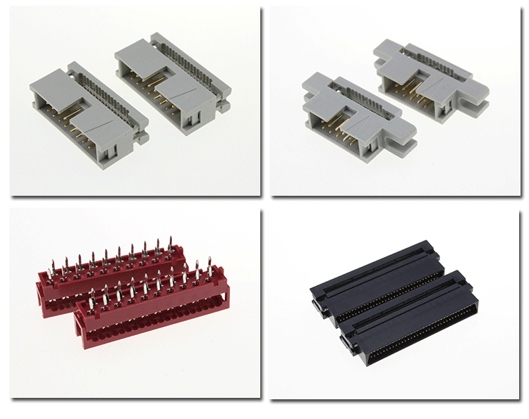 直供idc牛角连接器 端子压线牛角连接器 plc牛角转接线量大价优