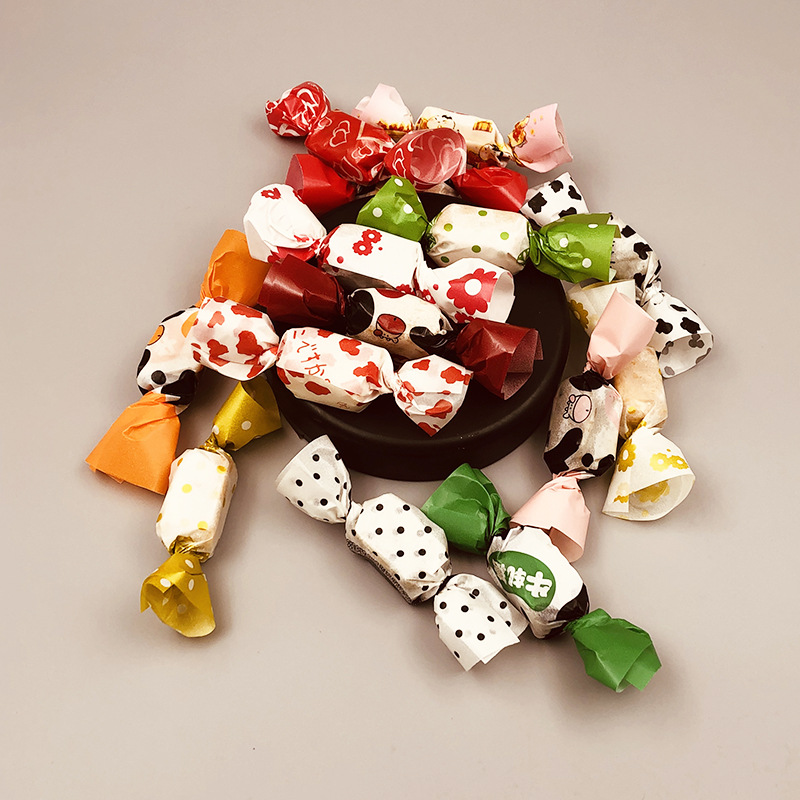 批发 高品质牛轧糖包装纸 烘焙包装油纸 防油防粘糖果纸 500张/套