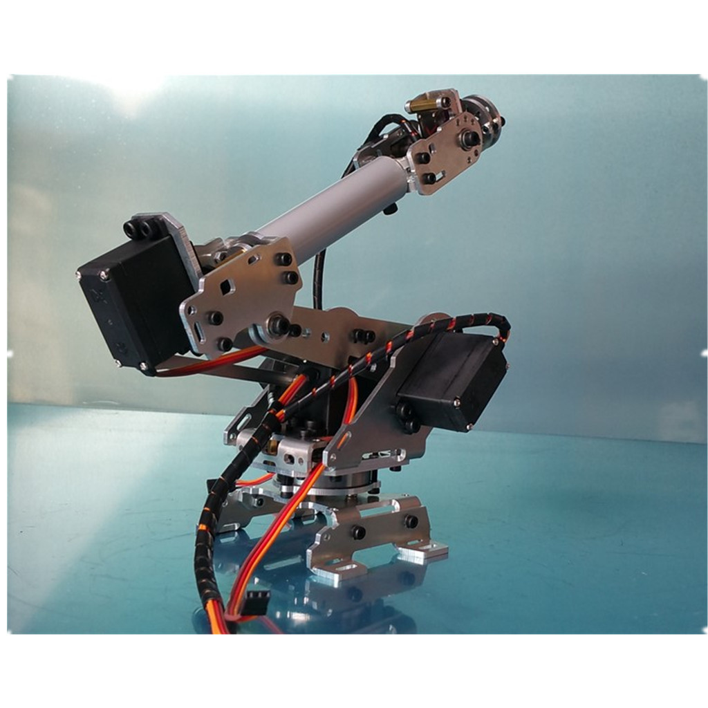 机械手臂 机械臂 6自由度机械手 abb工业机器人模型 六轴机器人 2