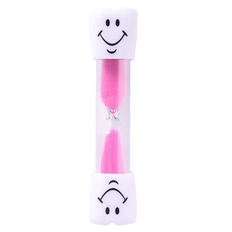 Brushing Time Sand Clock Timer 3 Minutes Children's Desktop Decoration Smiley Face Sand Leakage Drop-Resistant Creative Gift Wholesale