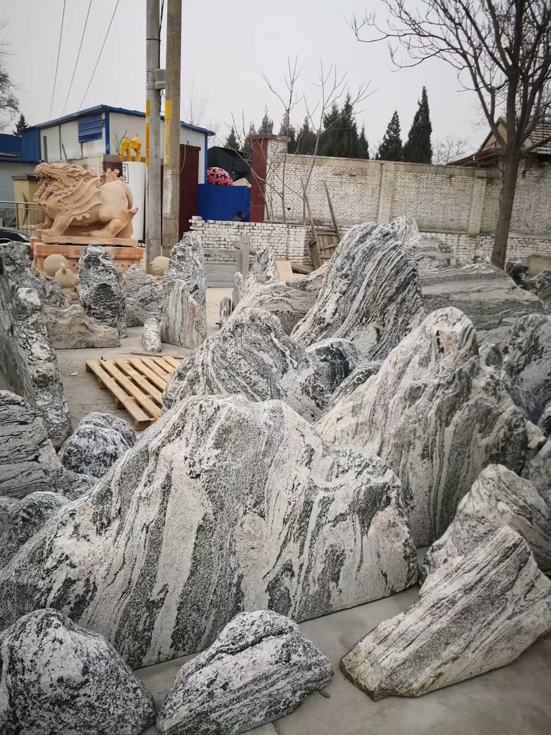 蓝宝石花岗岩 珍珠兰石材厂家批发荔枝面火烧板光面蓝珍珠-阿里巴巴