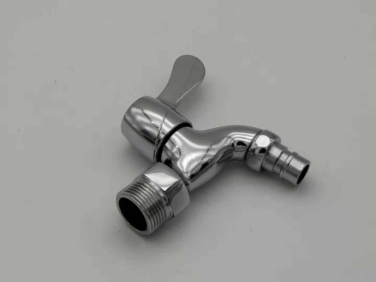 铜体6分入墙洗衣机水龙头 6分螺纹 尖嘴龙头 一件代发 工程推荐