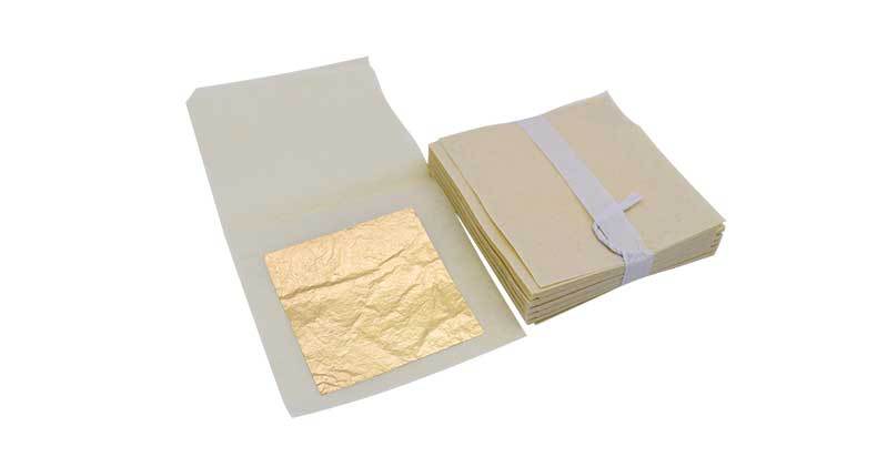 24k真金金箔 美容化妆品护肤黄金面膜食品蛋糕装饰金箔纸佛像贴金