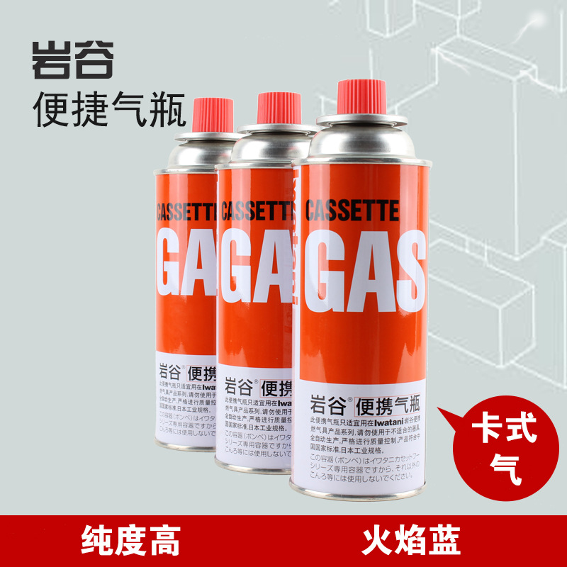 250g岩谷气瓶烧烤 野炊燃料野餐登山丁烷气罐卡式炉气瓶