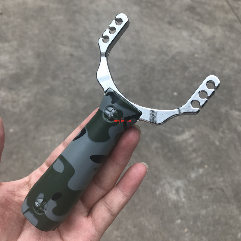 厂家批发弹弓迷彩战狼弹弓户外cs野战装备弹弓耍酷竞技玩具弹弓