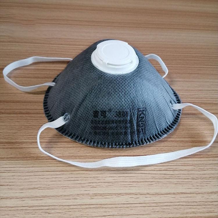 批发吉可3800带呼吸阀带活性炭口罩防pm2.5雾霾口罩随弃式面罩