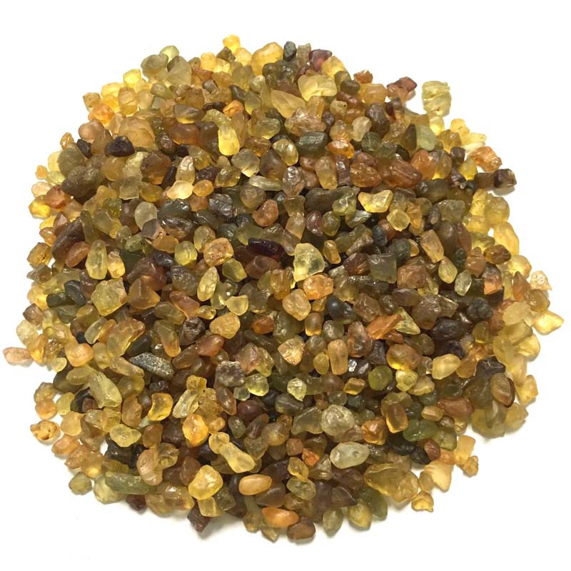 批发 天然黄色锆石原石 矿物晶体 镶嵌 饰品配件 水晶锆石
