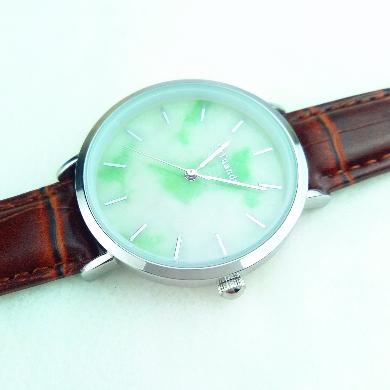 手表男女士情侣款玉表天然翡翠玉石手表,承接定制,免费贴牌打logo!