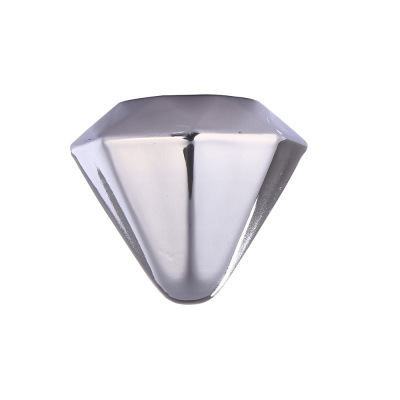 工厂定制创意钻石形不锈钢冰粒 304金属威士忌冰酒石冰粒套装