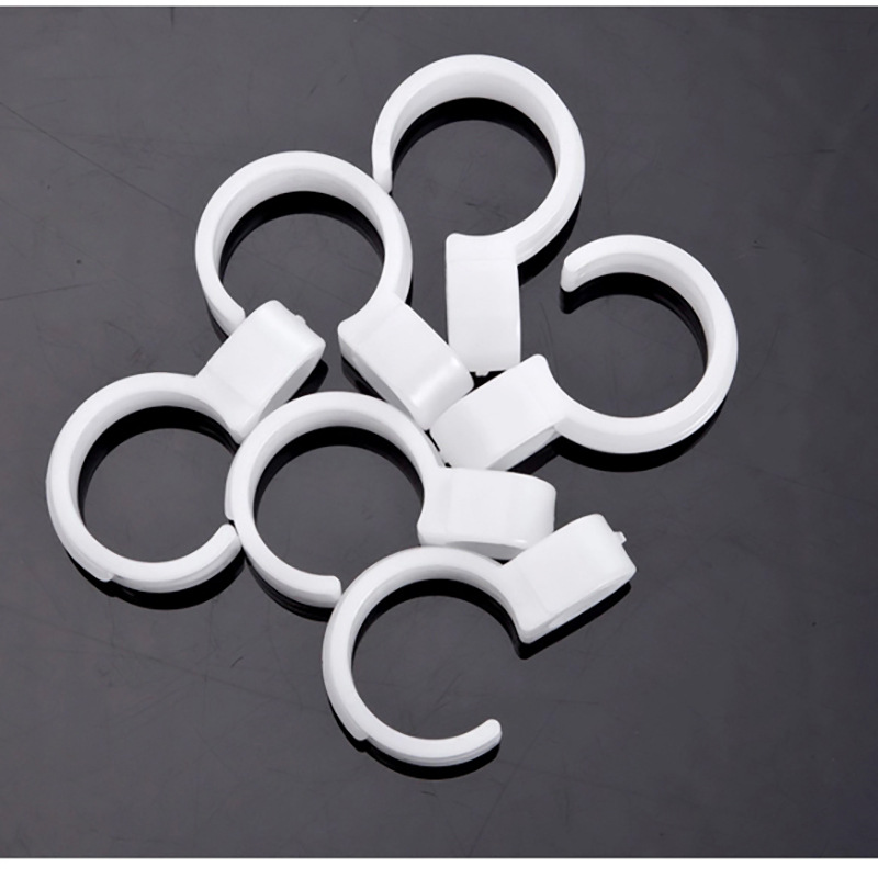 家居用品25/32mm不锈钢大号防风钩阳台晾衣架配件塑料挂衣勾卡扣